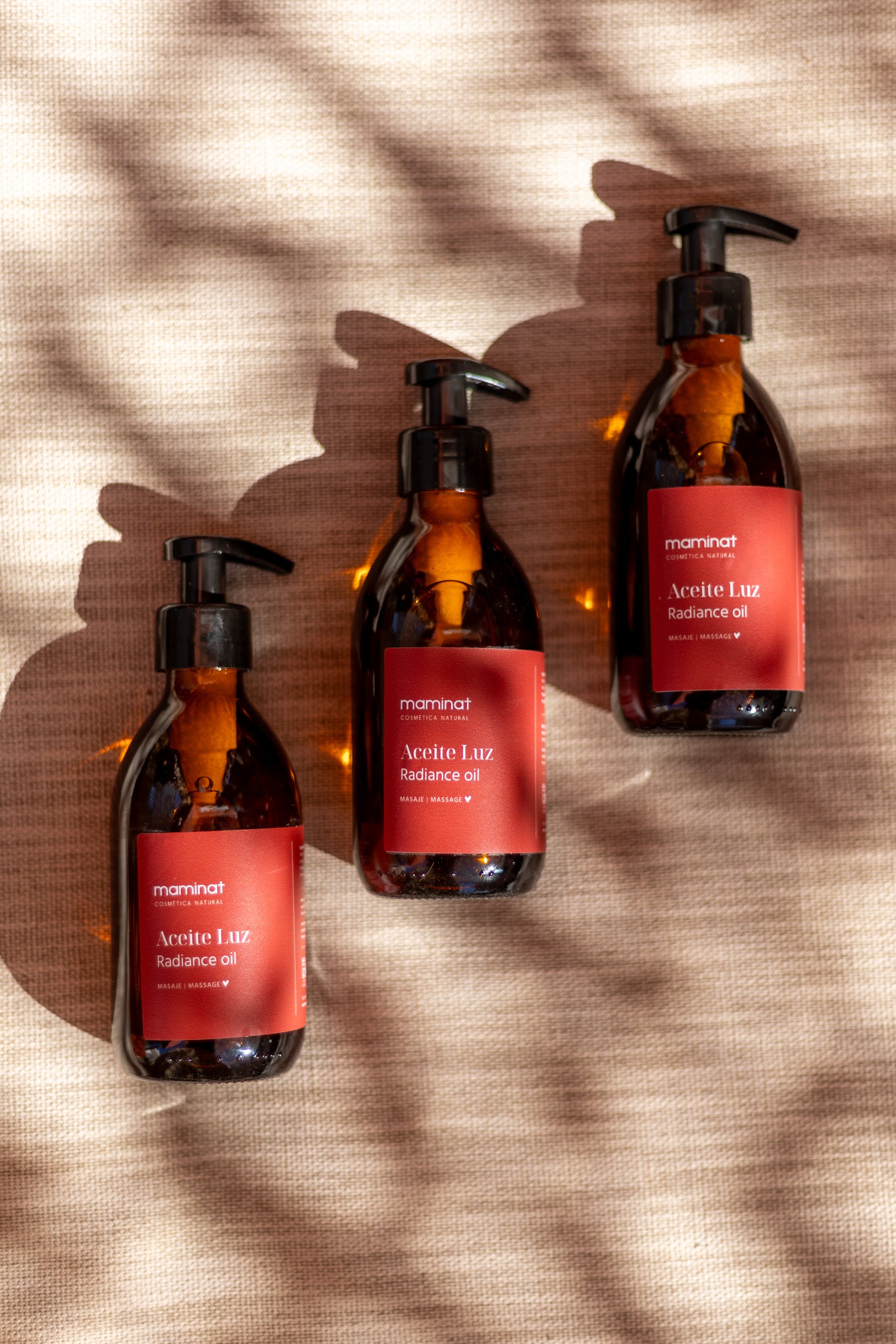 Aceite natural para masajes. Maminat