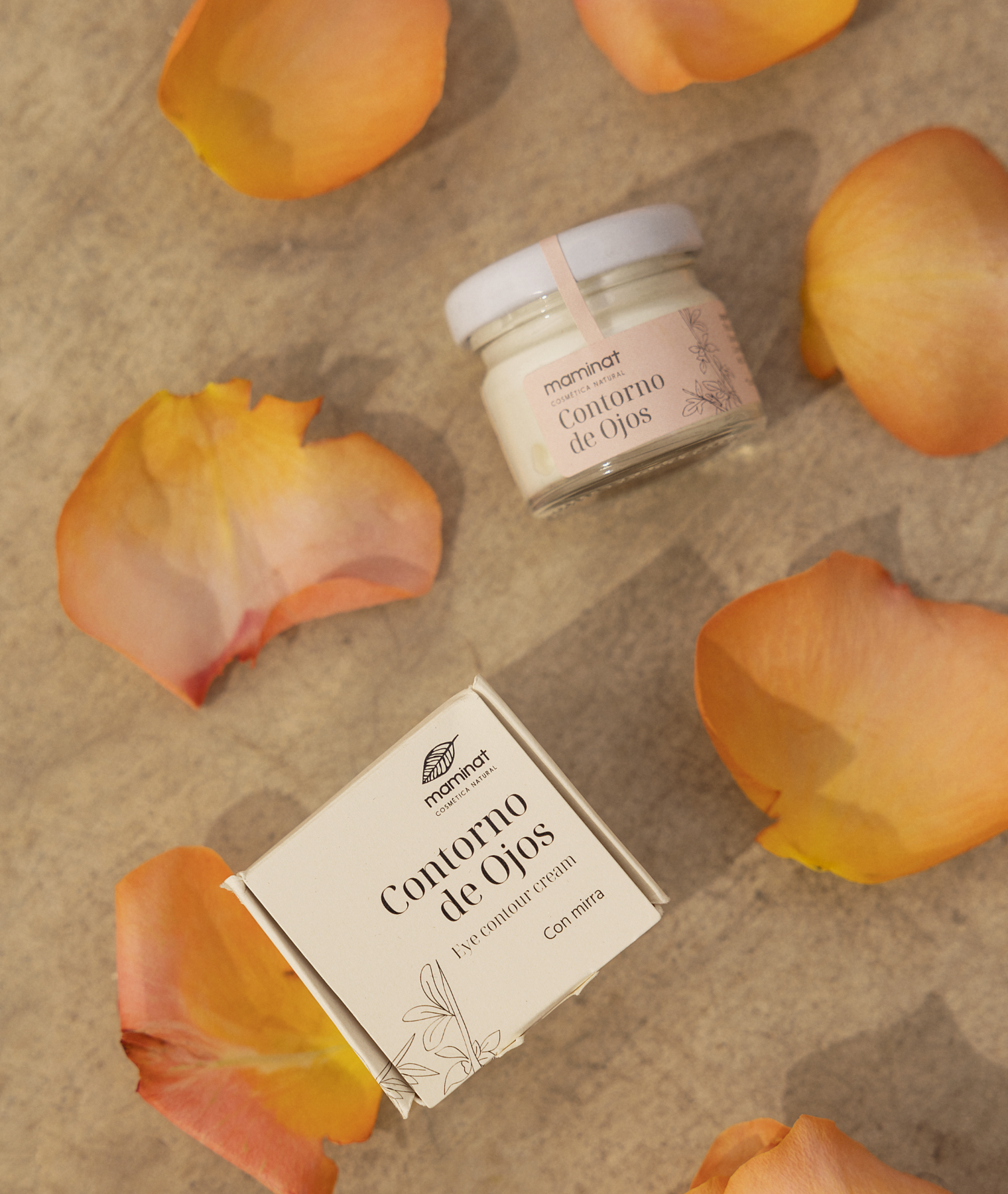 Contorno de ojos natural. Maminat, cosmética natural