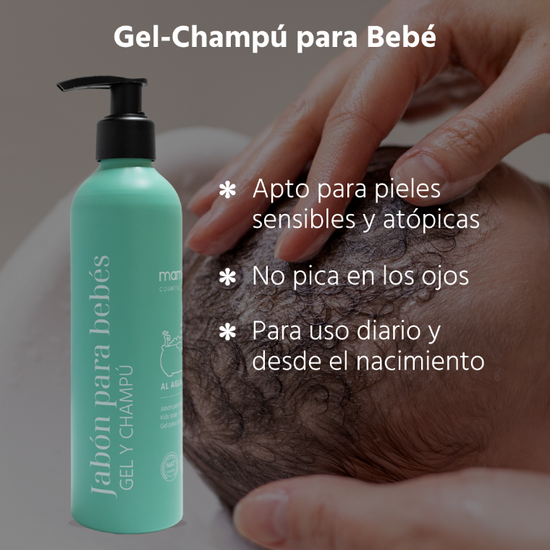 Gel natural para bebé. Maminat, cosmética natural
