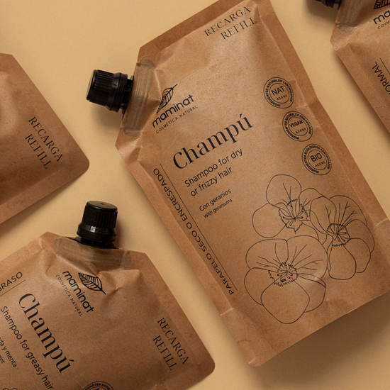 Champú natural para pelo graso