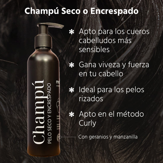 Mejor champú para pelo seco. Maminat