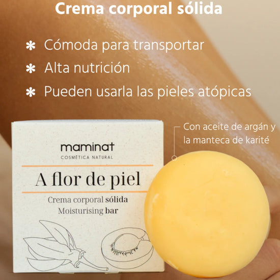 crema corporal sólida. Maminat, cosmética natural