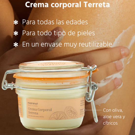 Crema hidratante corporal piel atopica. Maminat