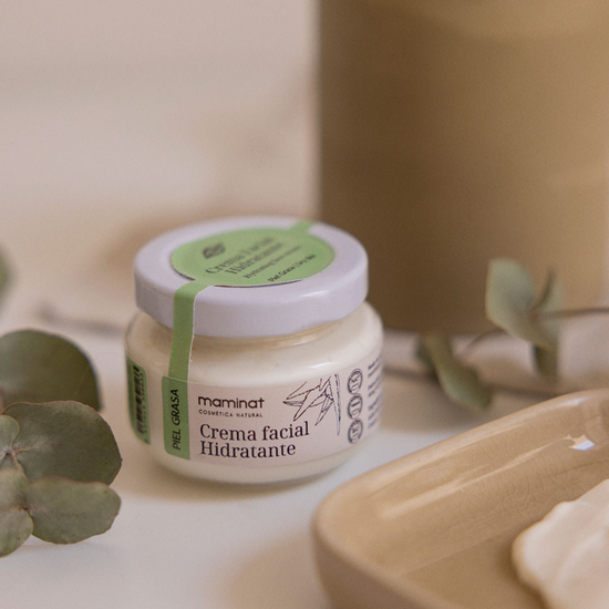 crema hidratante piel grasa. Maminat, cosmética natural