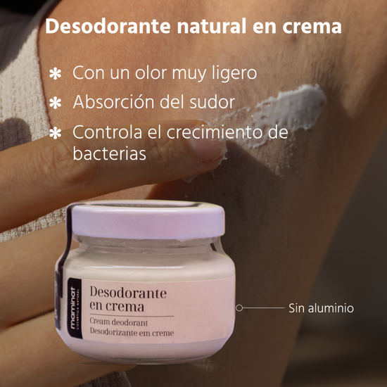 Desodorante sin aluminio. Maminat