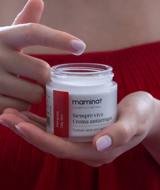 Creme sempre jovem para peles oleosas (anti-rugas)