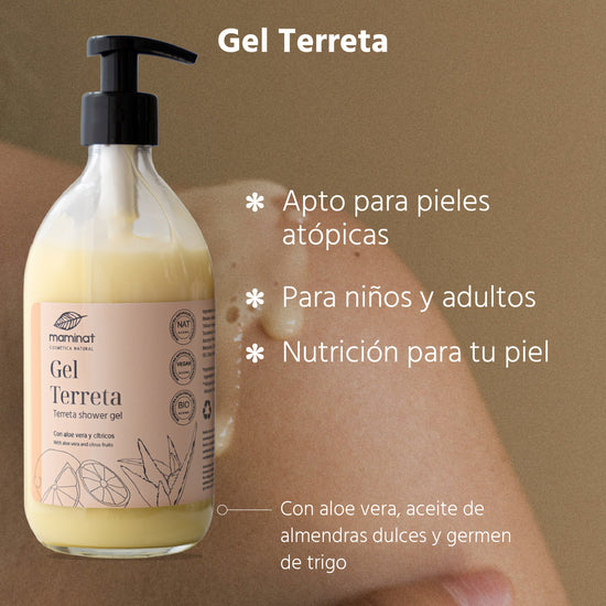 Gel de ducha. Piel atópica. Maminat, cosmética natural