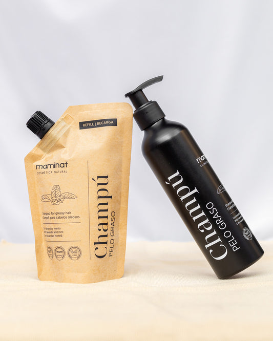 Pack Champú para pelo graso + Refill 250ml