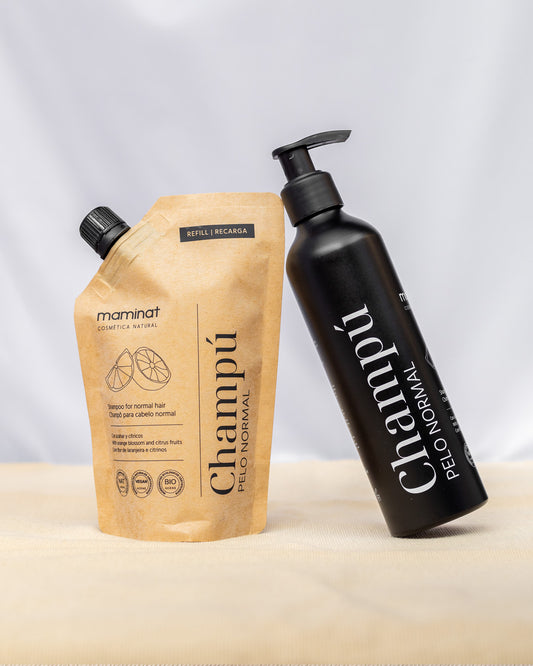 Pack Champú para pelo normal + Refill 250ml