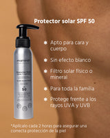 Protector solar natural facial y corporal