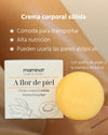 Crema Corporal Sólida 60g – A flor de piel – con Jojoba y Karité